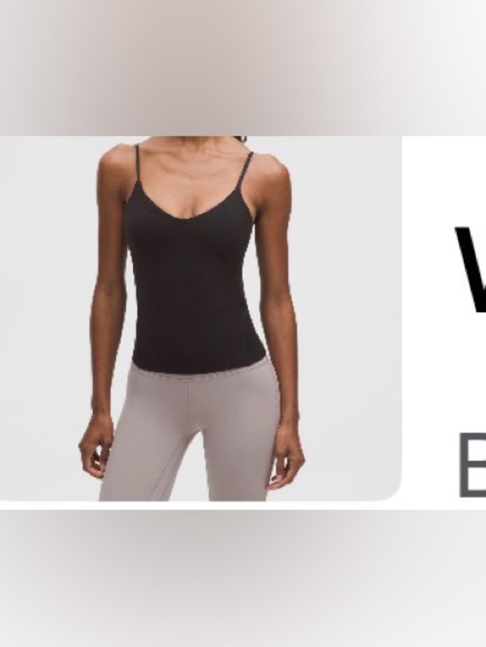 Lululemon Align Waist Length Cami A/B